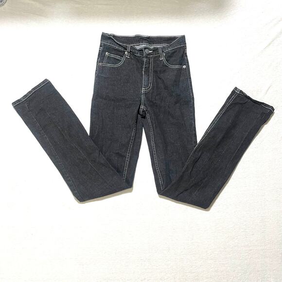 Cheap Monday Straight Leg Spel Black Jeans Size (28x34) - Picture 2 of 8